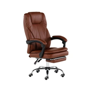 เก้าอี้สำนักงาน รุ่น President Chair มีระบบนวดไฟฟ้า เบาะรูปทรง S-Curve มาพร้อมที่พักเท้า