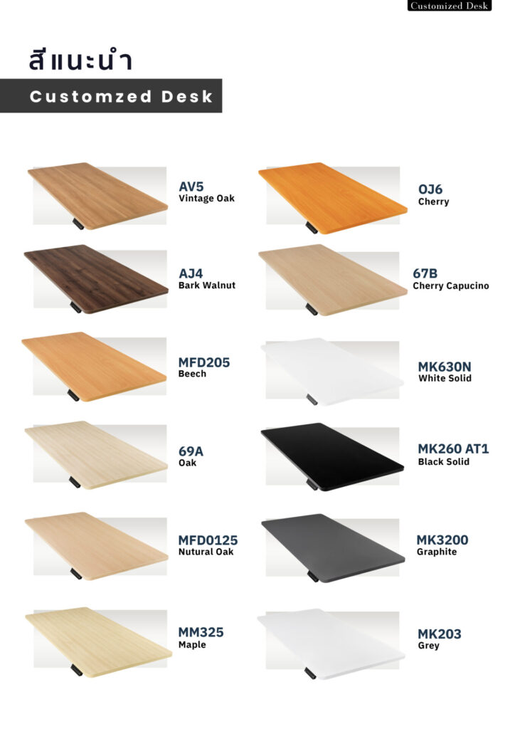 โต๊ะปรับระดับไฟฟ้า L-Shape สั่งตัด DeskSpace 2 ขา ท็อปตัว L ในมุมห้องทำงาน