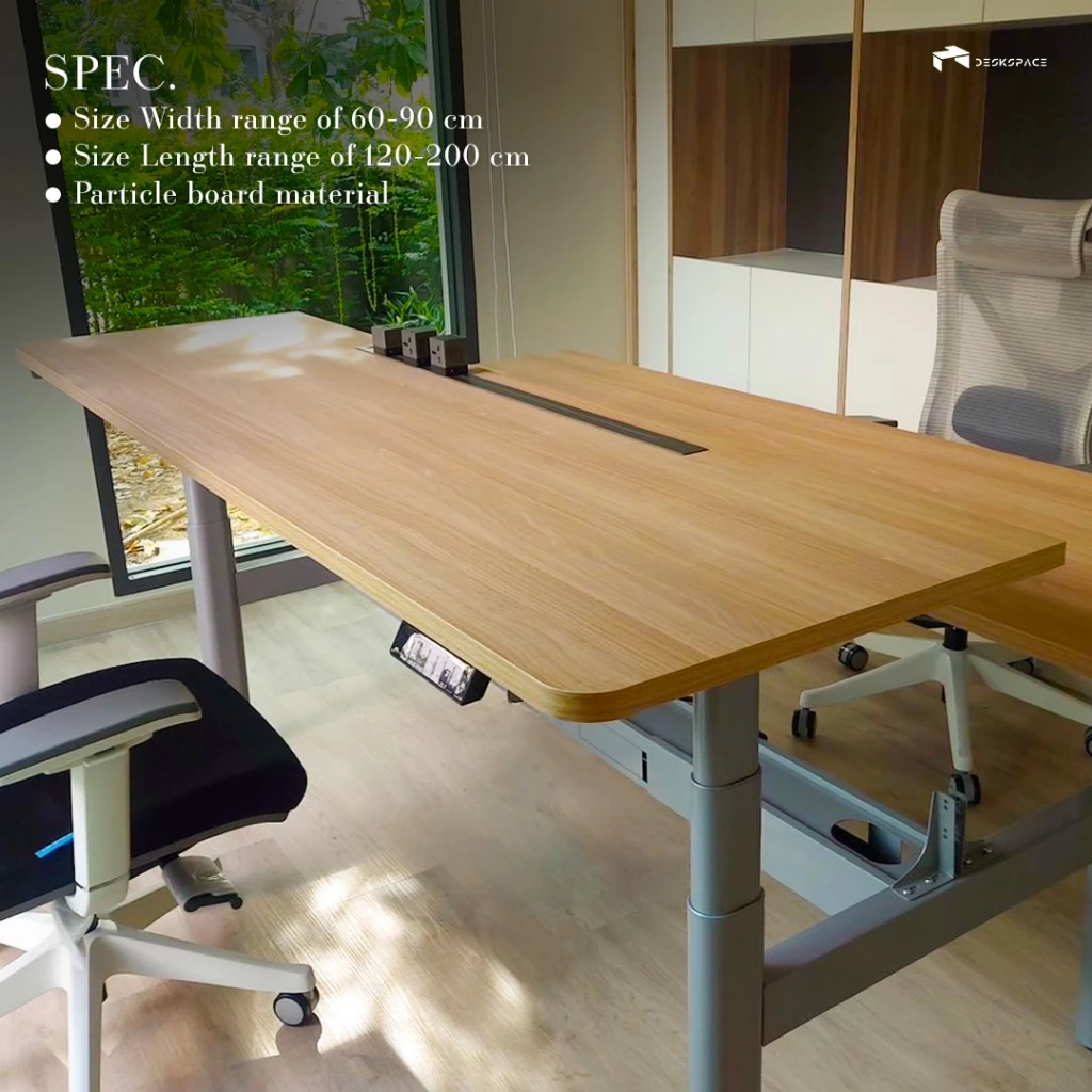 โต๊ะปรับระดับไฟฟ้าสั่งตัด Dual Workspace Desk - Image 4