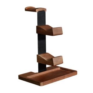 Controller Holder Headphone Stand Walnut - ขาตั้งจอยเกม หูฟัง